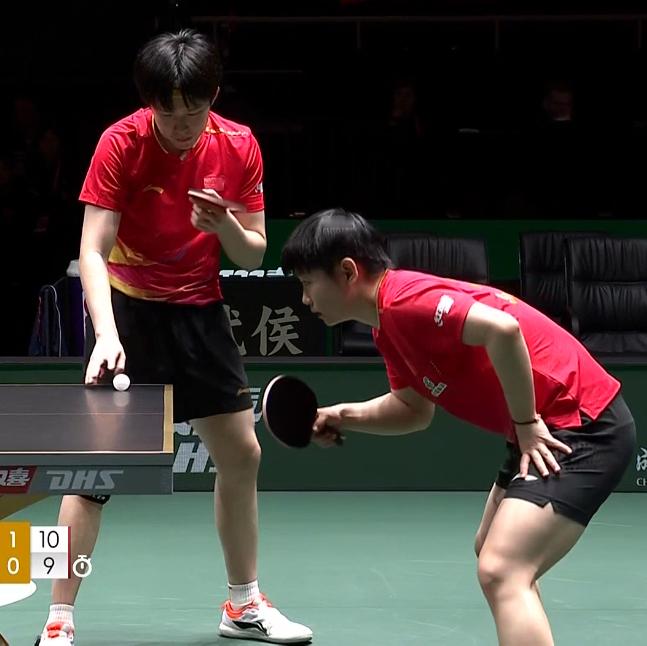 国乒8比2法国国乒混团世界杯6连胜 成都混团世界杯第二阶段，国乒8-2战胜法国，