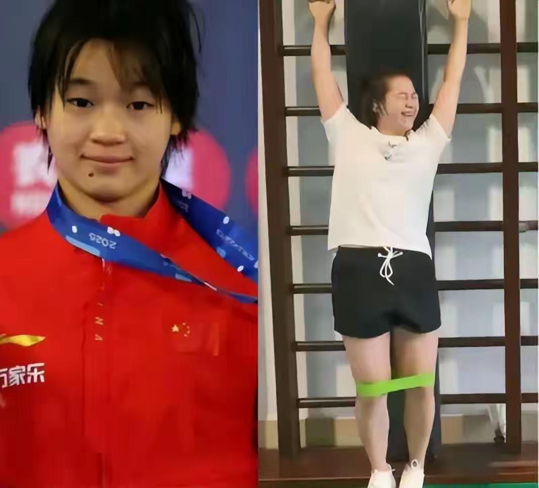 全运会跳水项目 10 米跳台决赛现场，聚光灯聚焦在 18 岁的全红婵身上。她身着