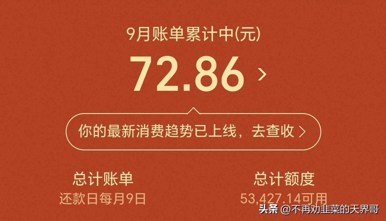到今天一共花了72.86元，很多人已经和我一样都尽量不花钱了吧？也不知道为什么，