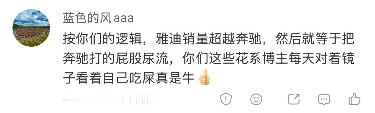 你看，又造谣，要跟奔驰比起码拿均价能卖到40万左右的品牌比，你们天天拿十几二十万