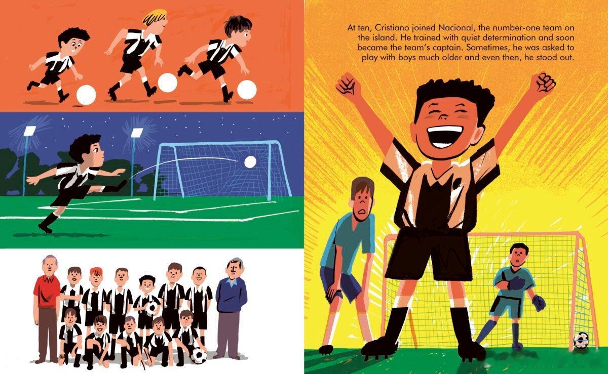 C罗 克里斯蒂亚诺·罗纳尔多出现在著名英国儿童绘本系列中。克里斯蒂亚诺·罗纳尔多