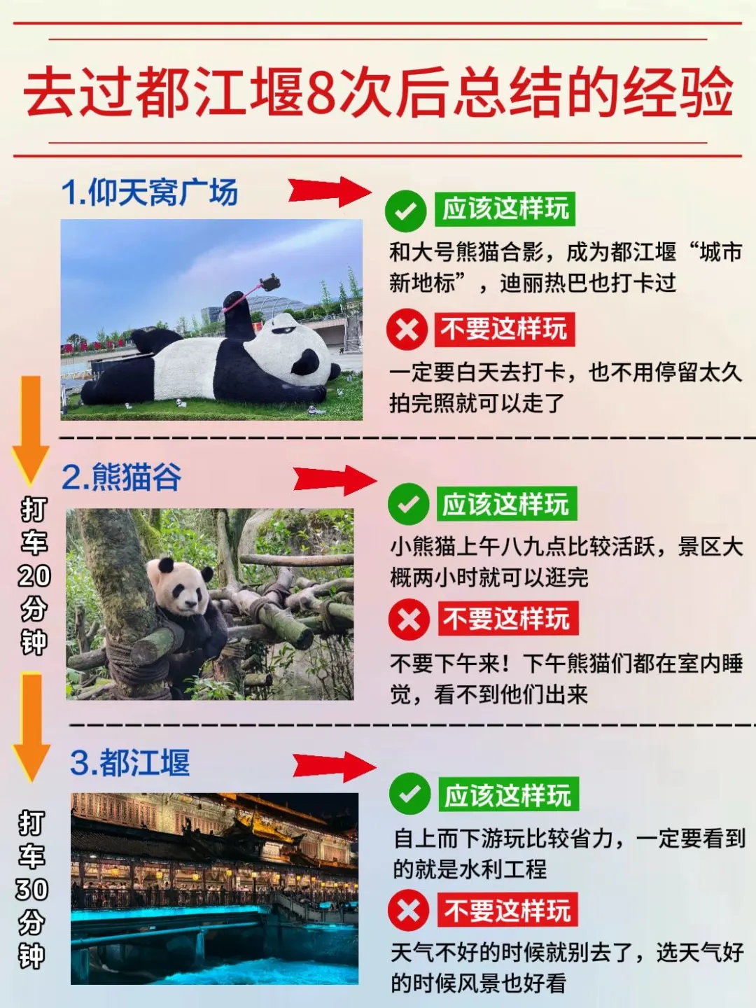 终于有人把都江堰说清楚了‼️照抄攻略不踩雷
