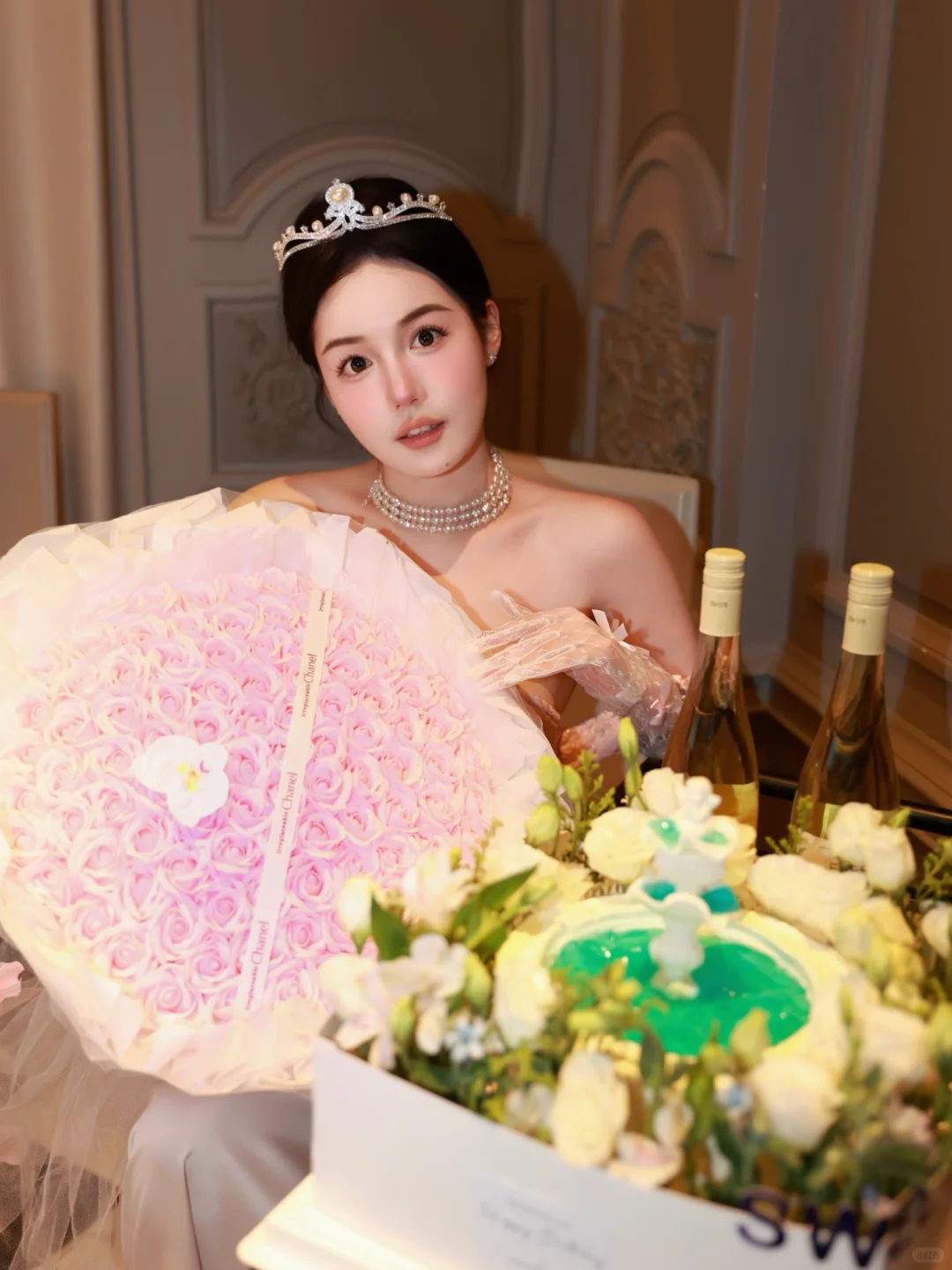 拍的超满意的氛围感生日照！！🌷