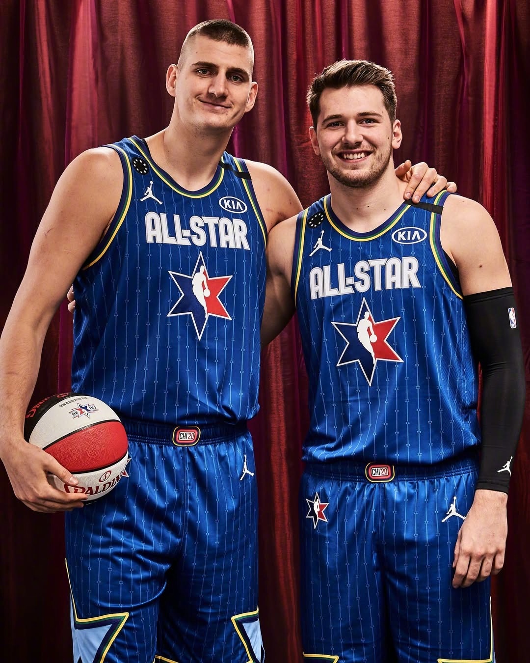 和卢卡、约契奇一起度过全明星周末总是充满乐趣 