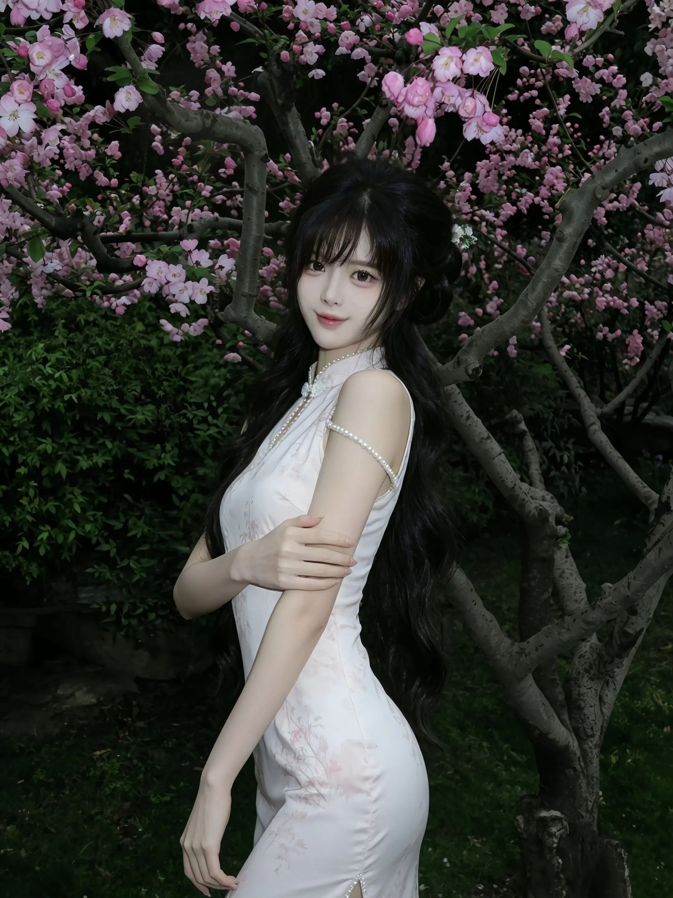 人面桃花相映红。📷拍摄地：苏州东园