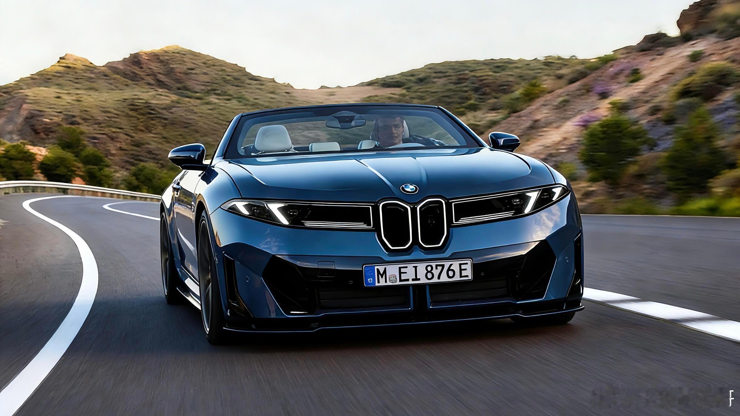 大v聊车 全新一代宝马4系敞篷轿跑车长这样，你会买单吗？喜欢凶萌小鼻孔，还是曾经