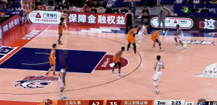 这个强度～～布朗的输出能力还这么厉害啊。cba总决赛