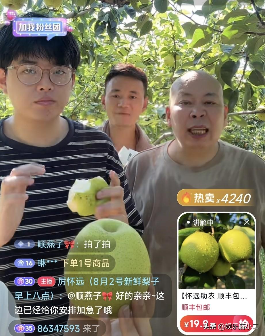 厉怀远在8月2号上午8点开启了直播，这次直播不仅厉爸厉妈来了，就连表弟金牌翻译出