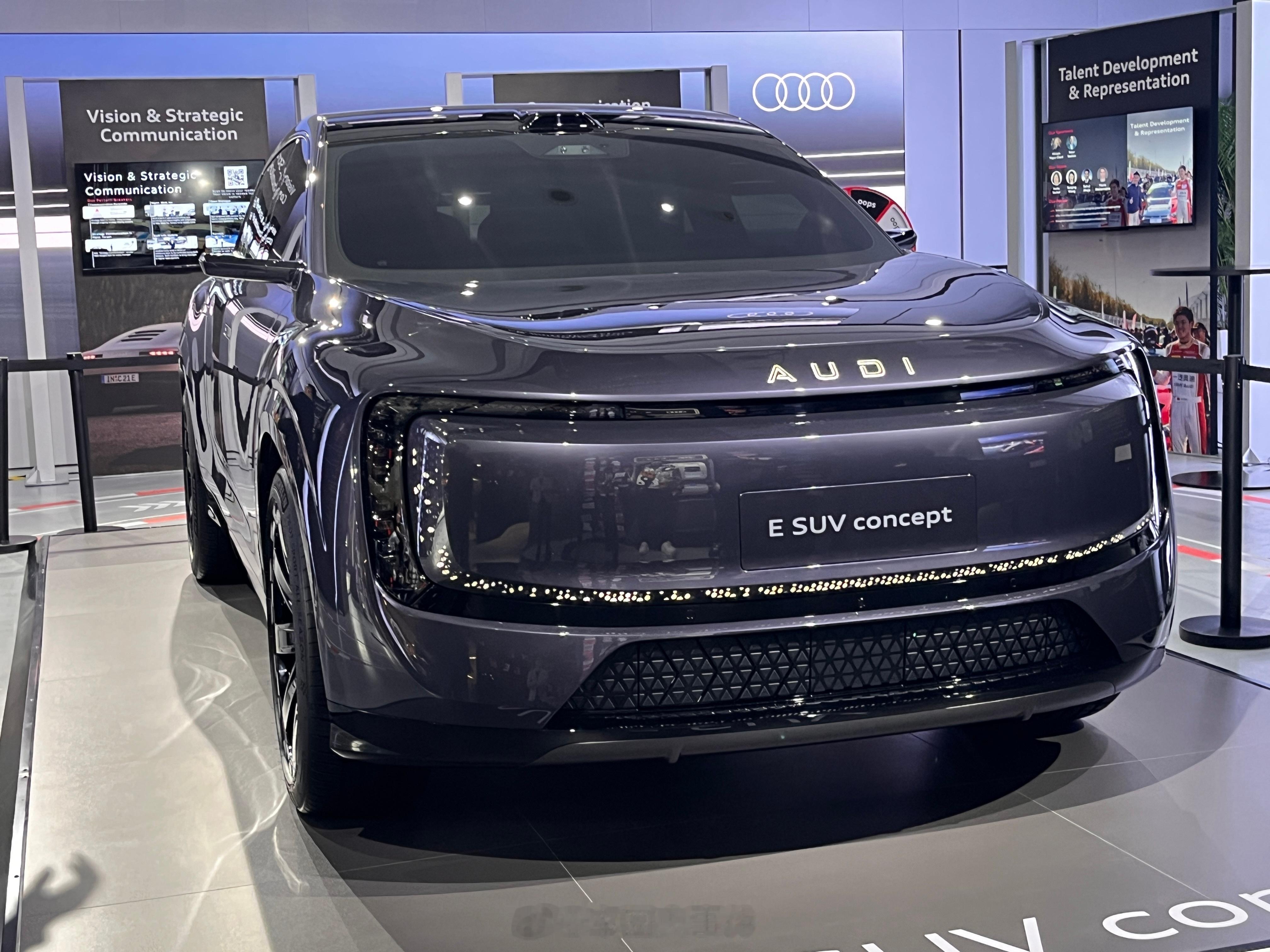 雪天能不能用智能辅助驾驶 这题我会，AUDI第二款车上有个小彩蛋就是在激光雷达上