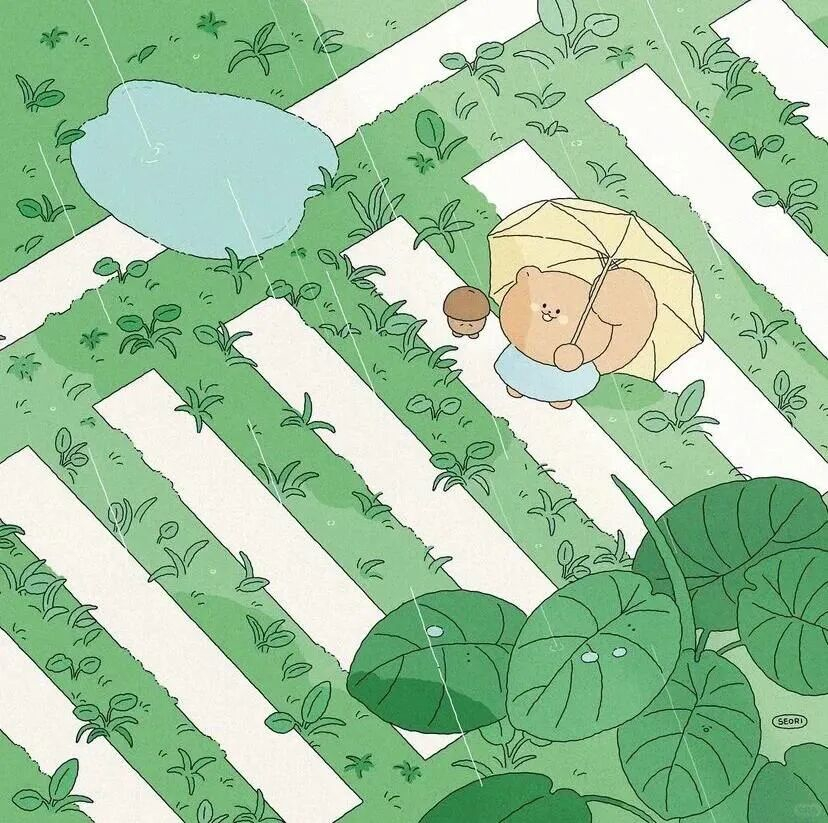 韩国插画师seori berry盛夏壁纸大放送动漫仲夏狂欢季