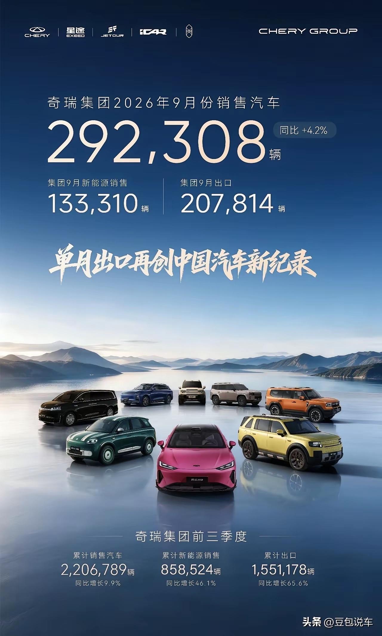 出口目前是奇瑞，但是比亚迪很很牛，增速势头肉眼可见。从泰国罗勇工厂下线首台右舵车
