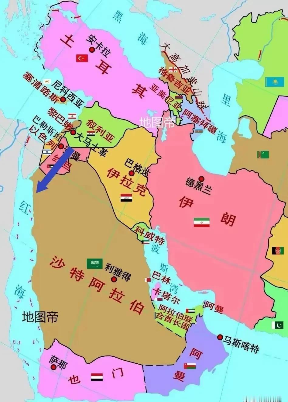 惊！！！

在中东这个复杂的地缘政治棋盘上，有一个国家的处境让人不禁感叹：身处风