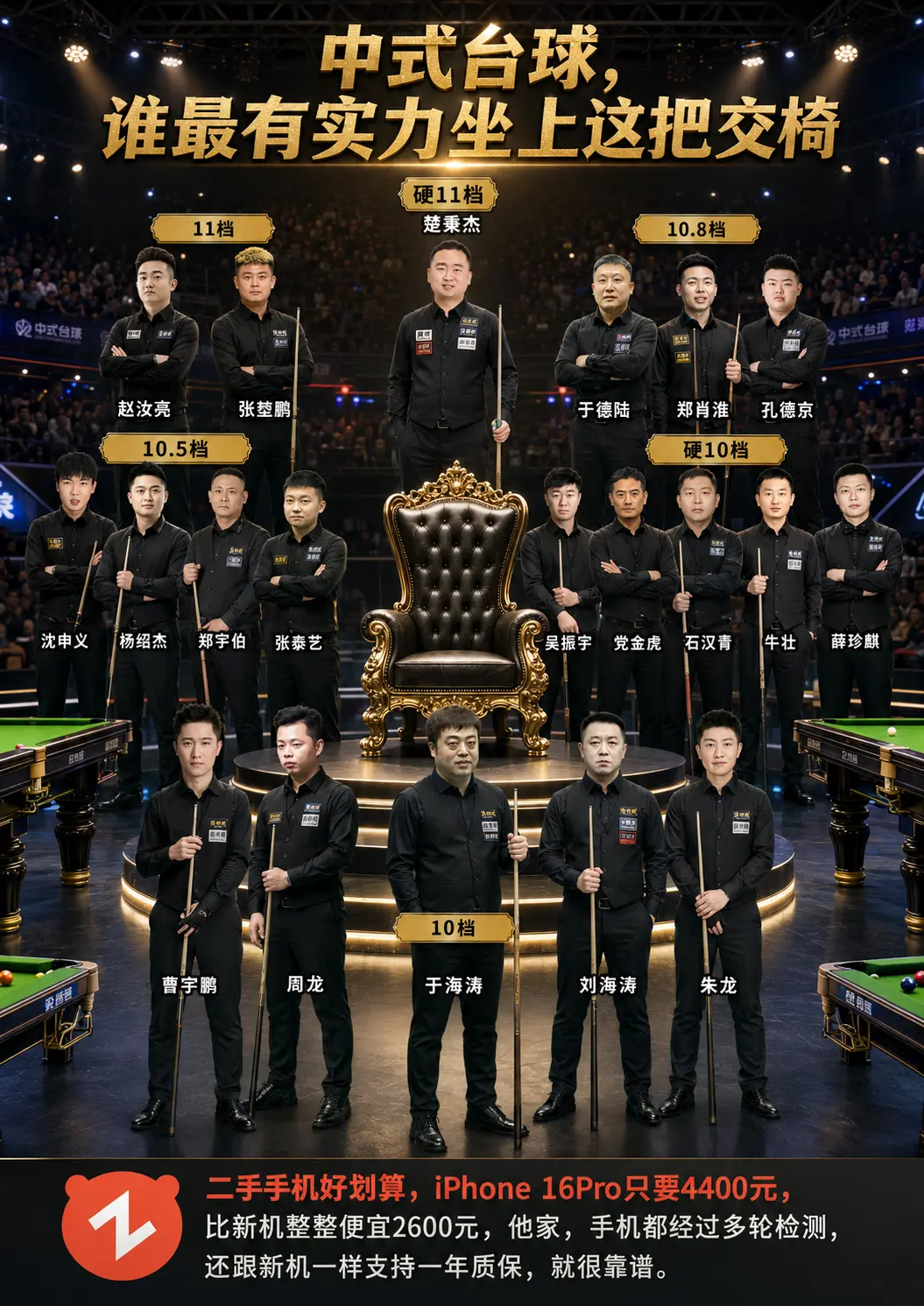 中式台球你认为谁最有实力坐上那把交椅