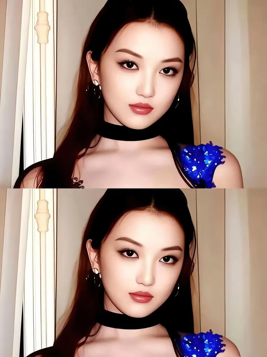 李嫣是真敢笑呀！她底气太足了。
最近被拍到在北京高级商场逛街，穿露肩上衣配牛仔裤