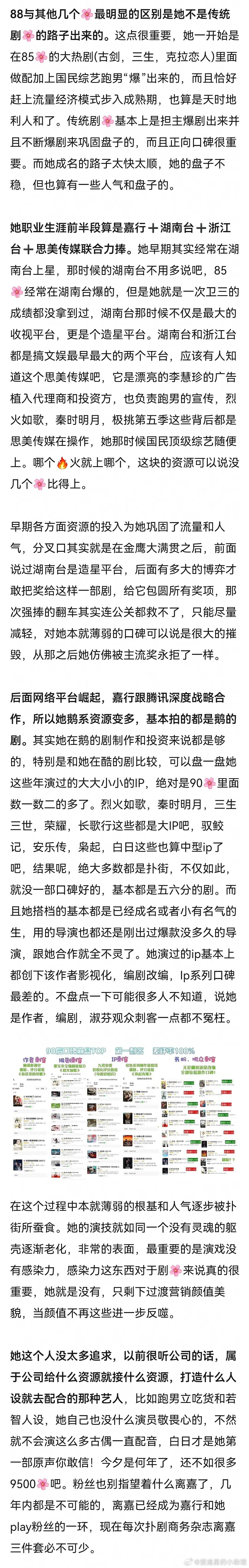 瓣人评迪丽热巴过去的十年，如何从人气小花变成这样拍一部扑一部的，客观吗？迪丽热巴