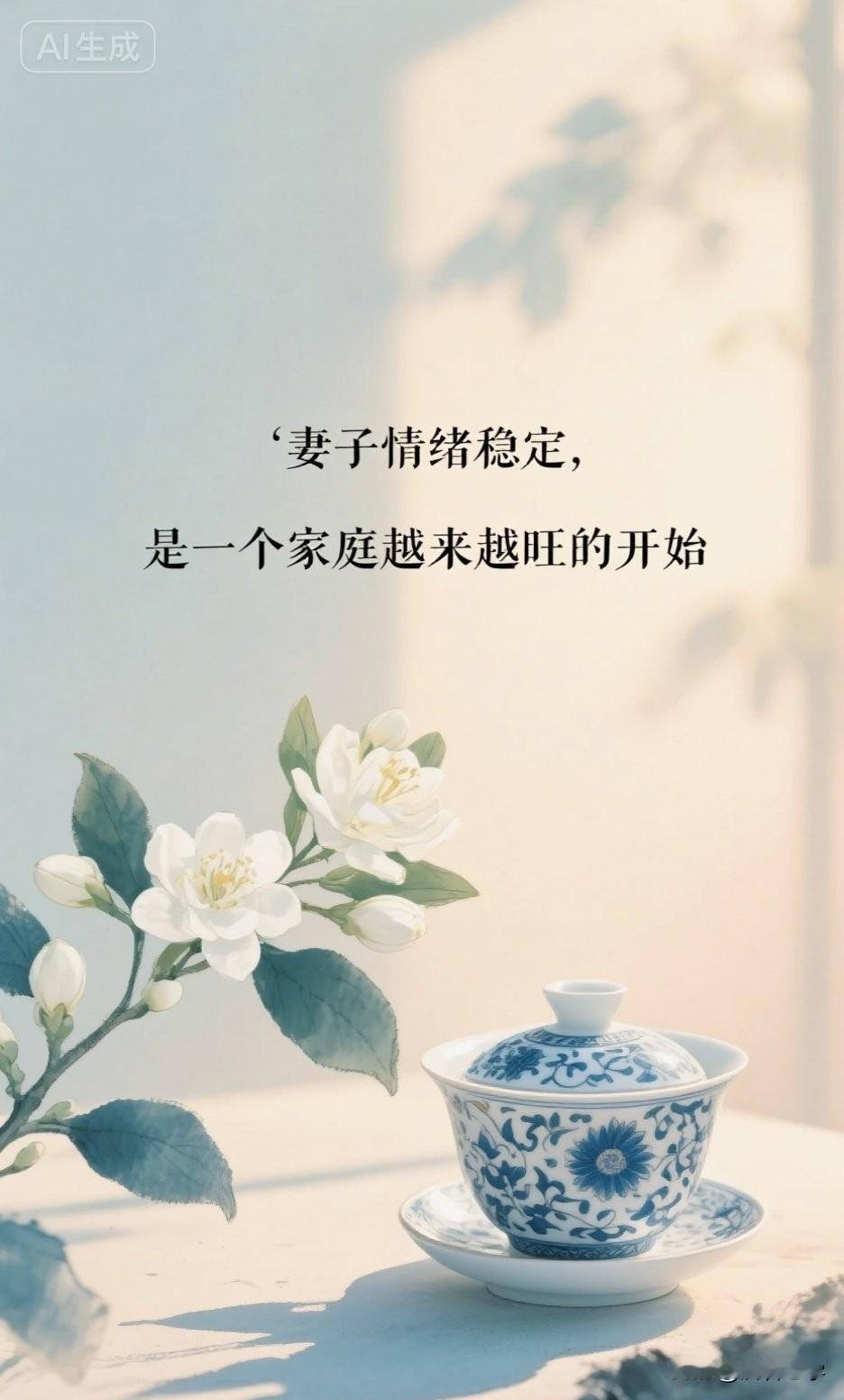 妻子情绪稳定，是一个家越来越旺的开始

俗话说，家有贤妻，旺三代。可现实中，很多