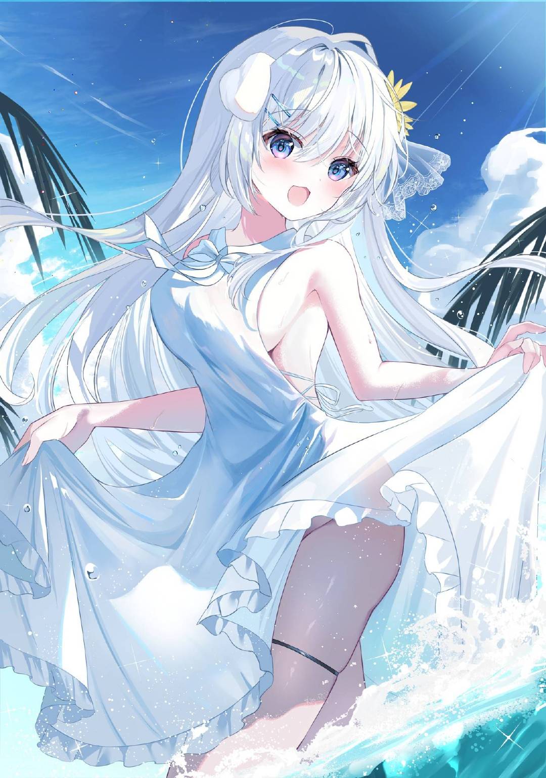 サマーこいぬ | 画师: 月宮サラ@ 仕事募集中，网页链接