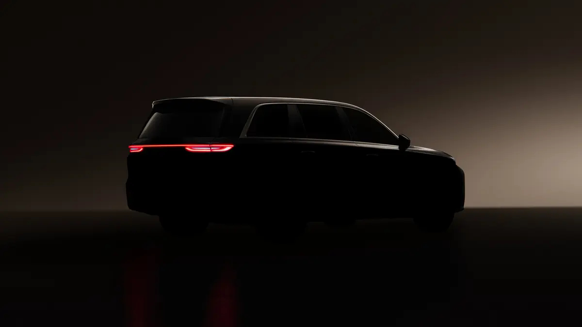 车若初见 又一大伙计要来了，魏牌发了一组魏牌V9X剪影图，归元平台打造的首款车型