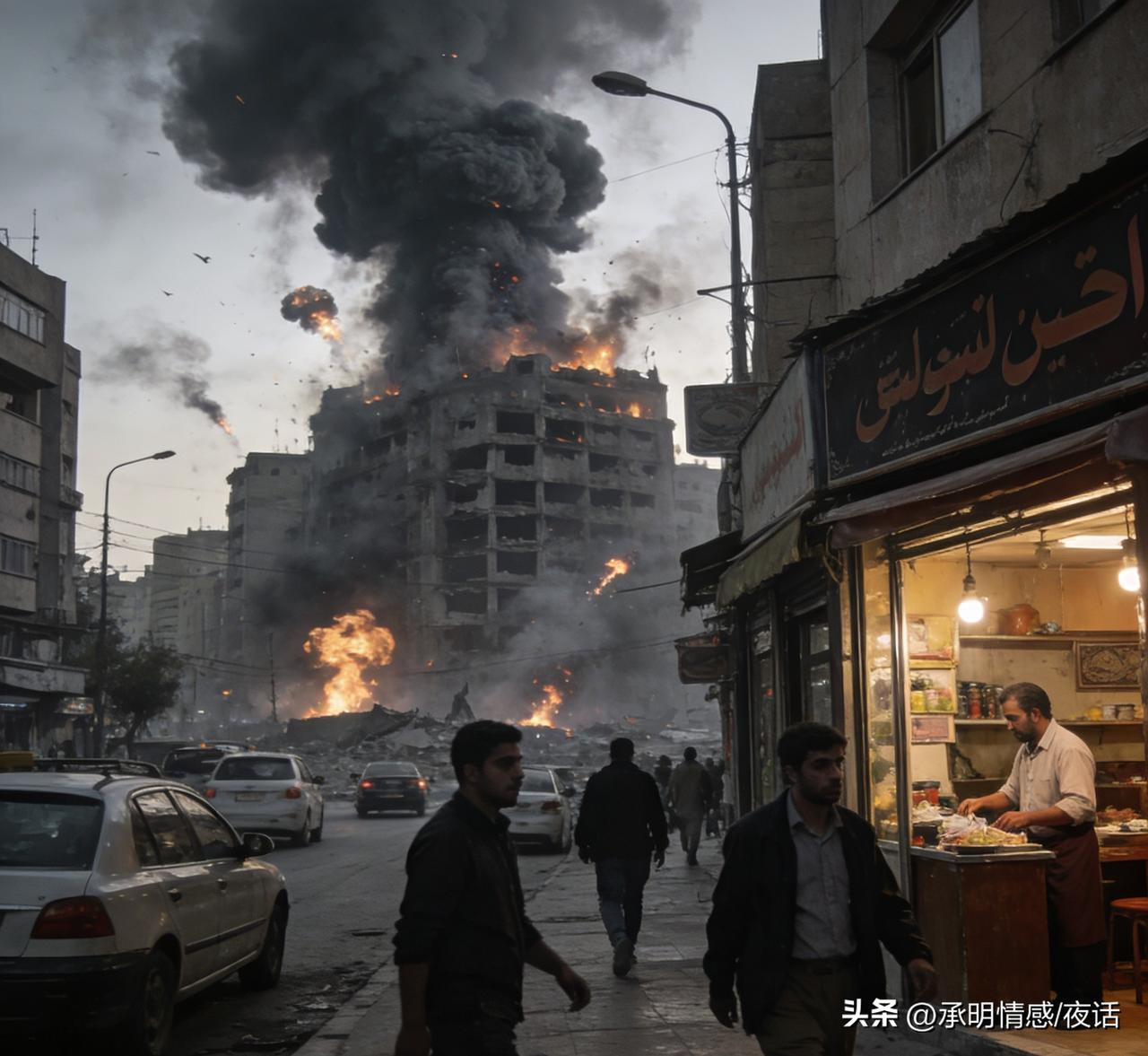 家人们！伊朗首都被炸后啥状况？烟火气与恐慌味儿交织在一起！
       德黑兰