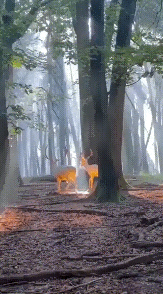 图一：白天看如仙境，晚上看的话，那就不是这样说了。
图二：猫咪：我就喝口水，反了