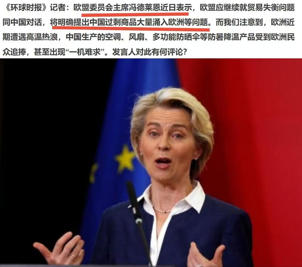 这个冯德莱恩总是喜欢语不惊人死不休。
自己生了7个孩子，不算产能过剩？
反而把欧