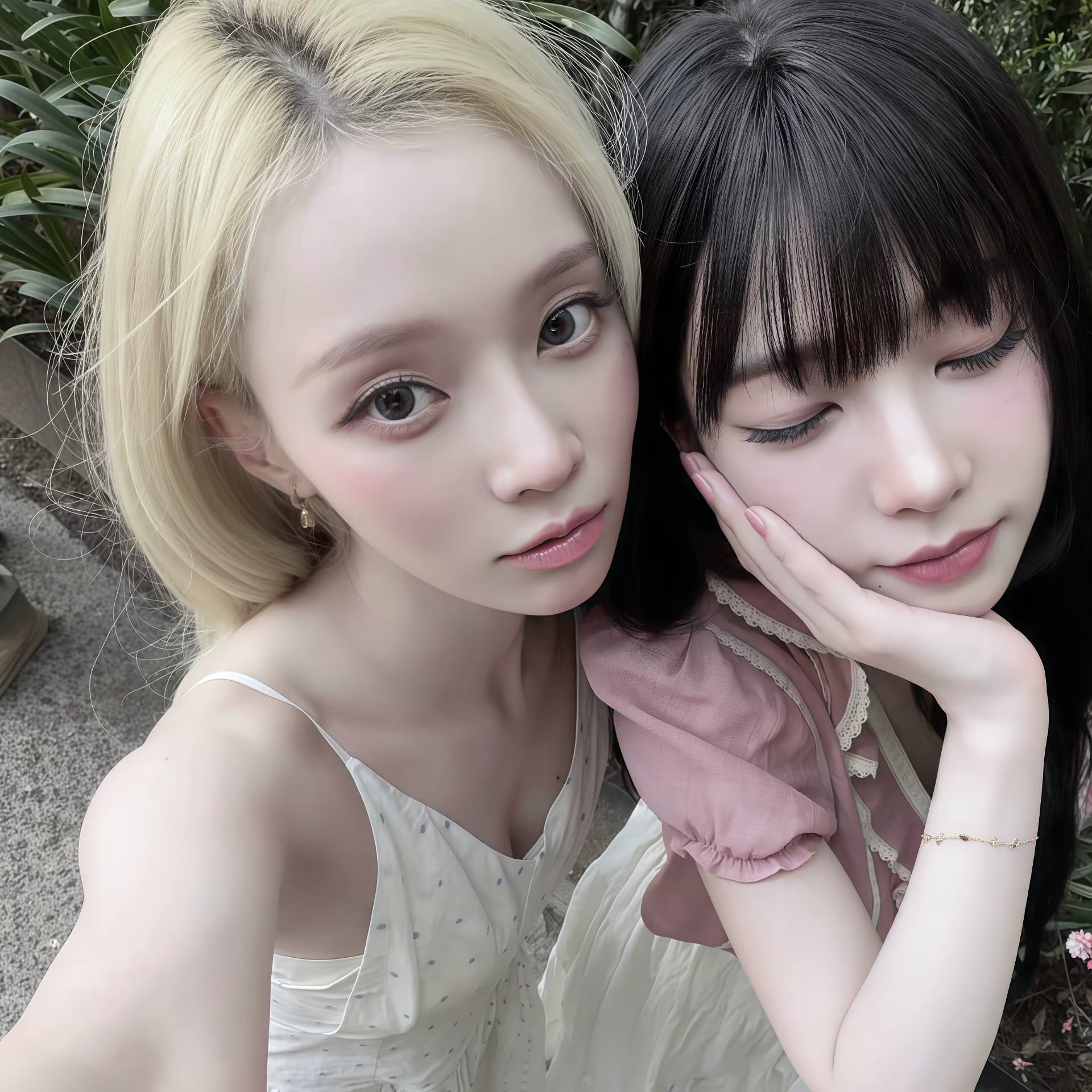 𝐖𝐞𝐂𝐡𝐚𝐭｜Share｜优质头像｜女生头像｜双人头像aespa｜金