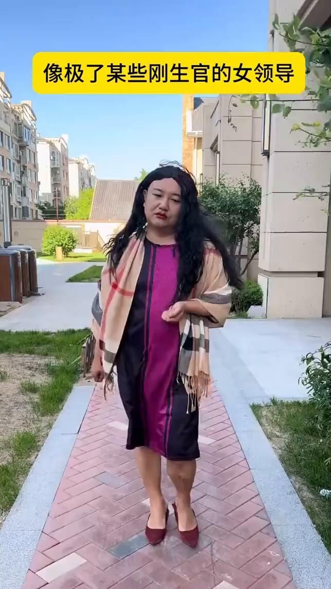 像极了某些刚生官的女领导。