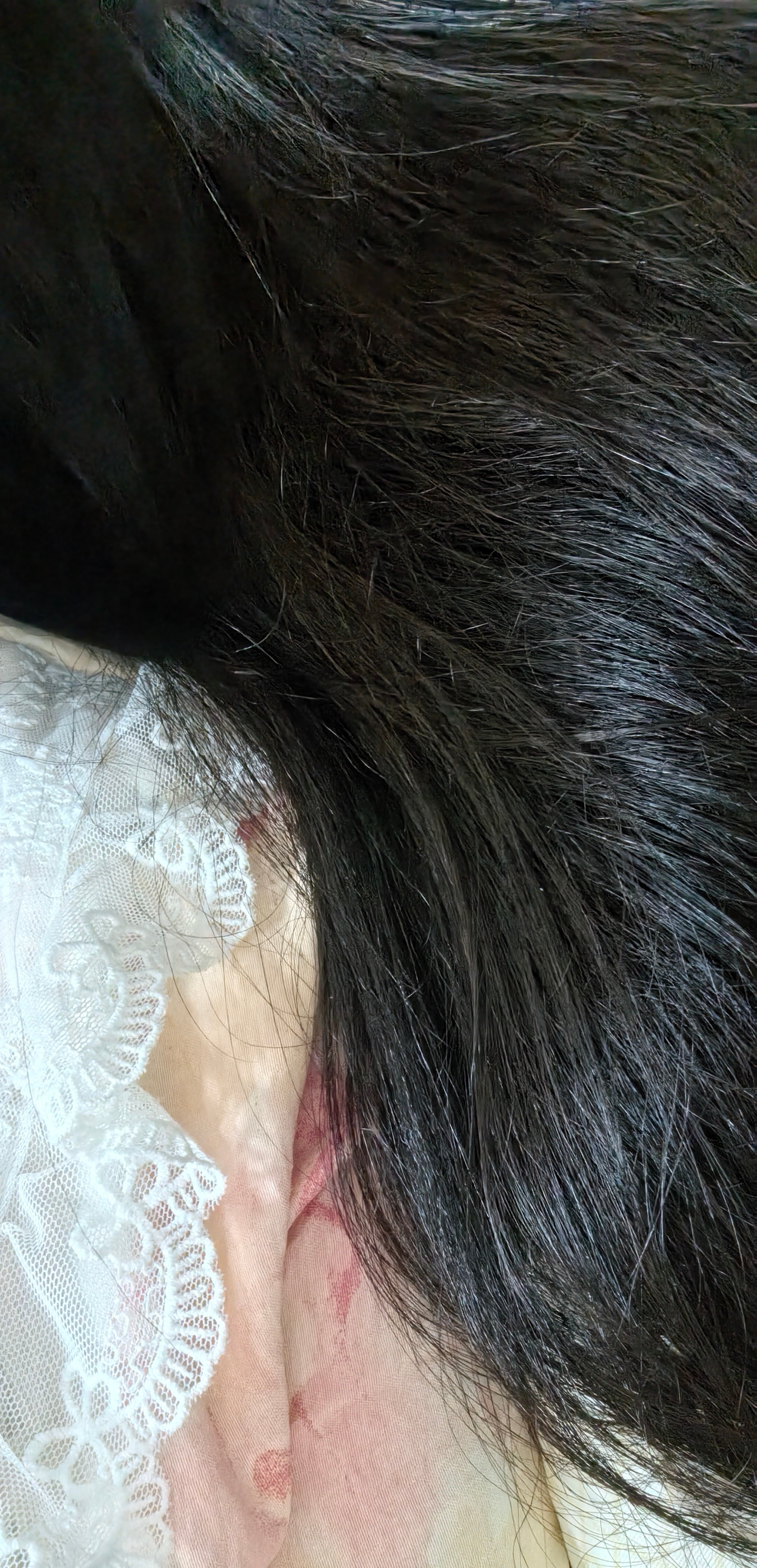 头发又长长了 