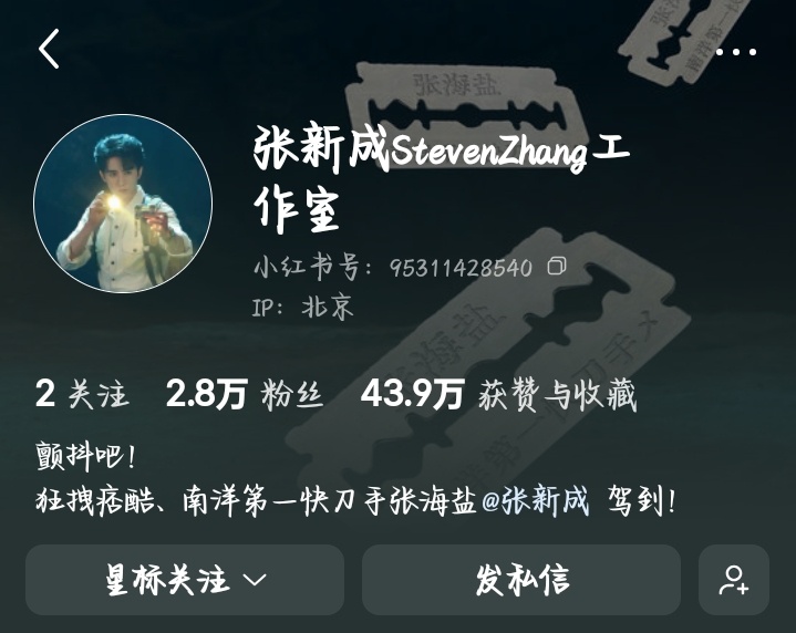 张新成工作室也在搞抽象的路上一去不复返（跟张新成可以掰头一下了