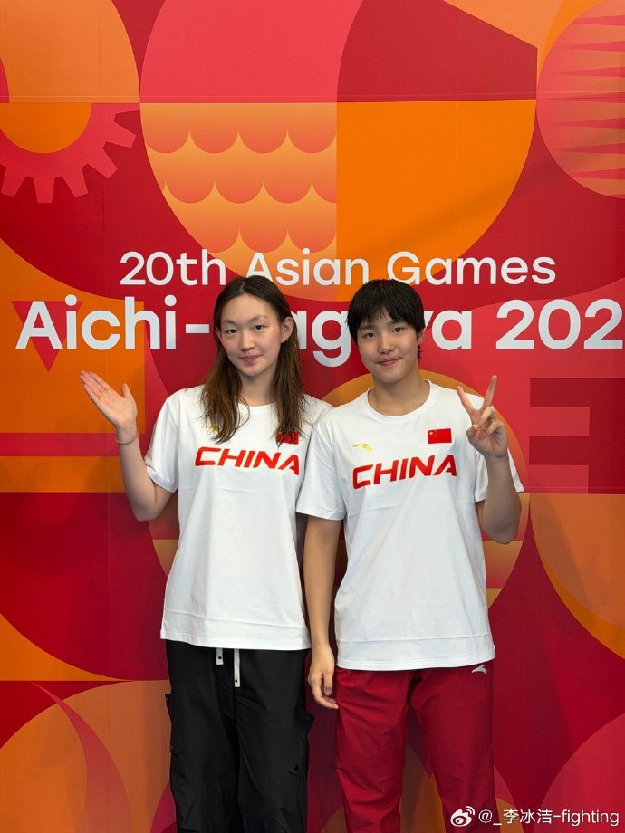 #中国游泳队亚运会首秀##于子迪亚运会首秀# 名古屋亚运会开幕后的第一个比赛日，