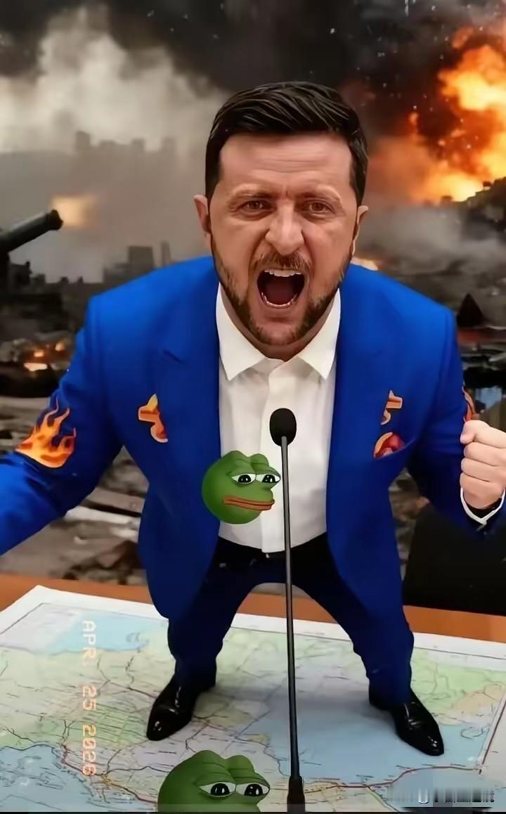 乌克兰传来消息，
  ​2026年4月25日，泽连斯基在阿塞拜疆突然放出消息：愿