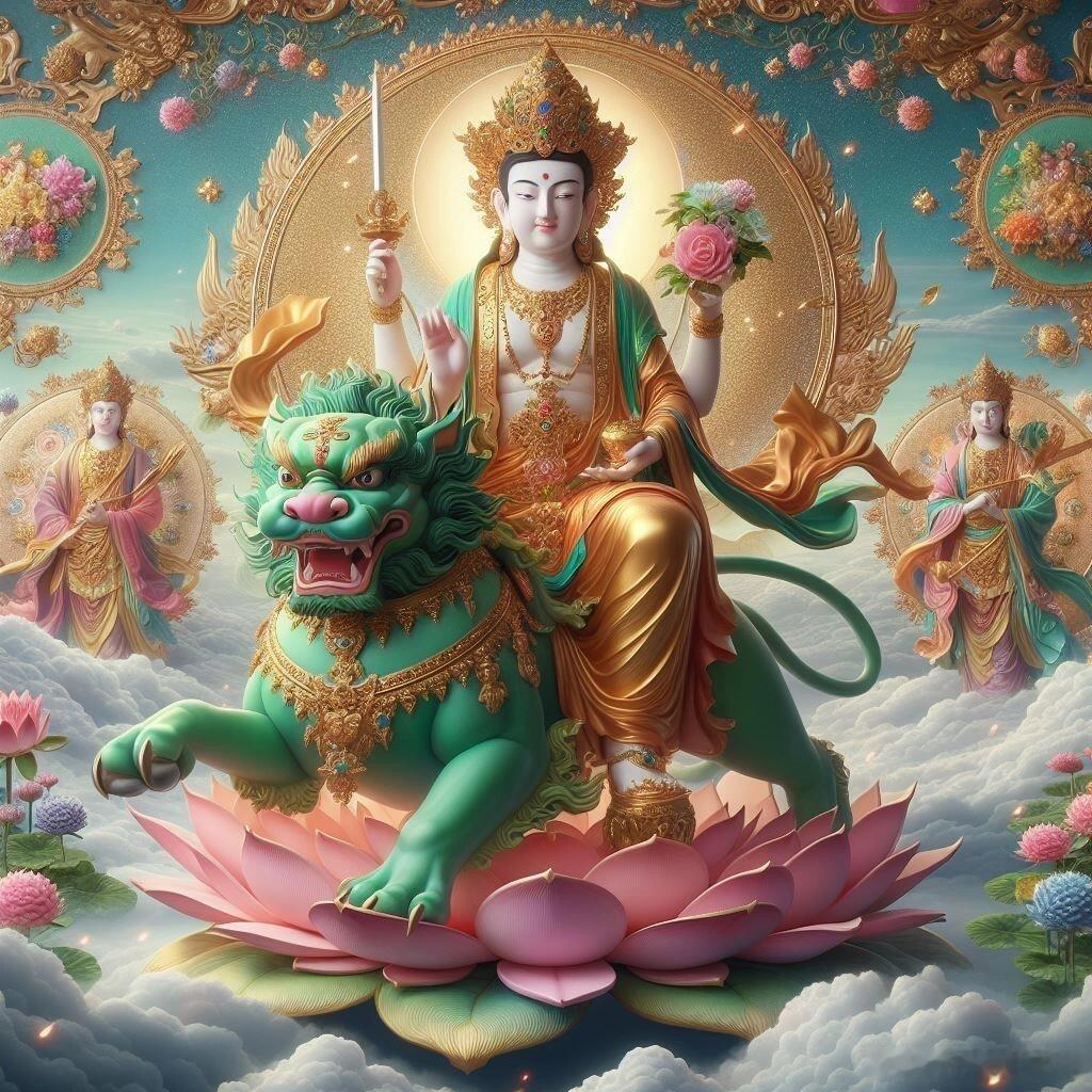 遇见文殊菩萨，接好运，许个愿，都能实现！ ​​​