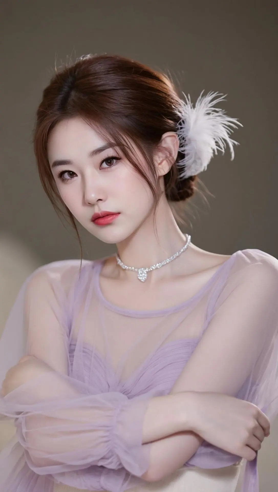 AI羽饰梦幻写真 ai创作