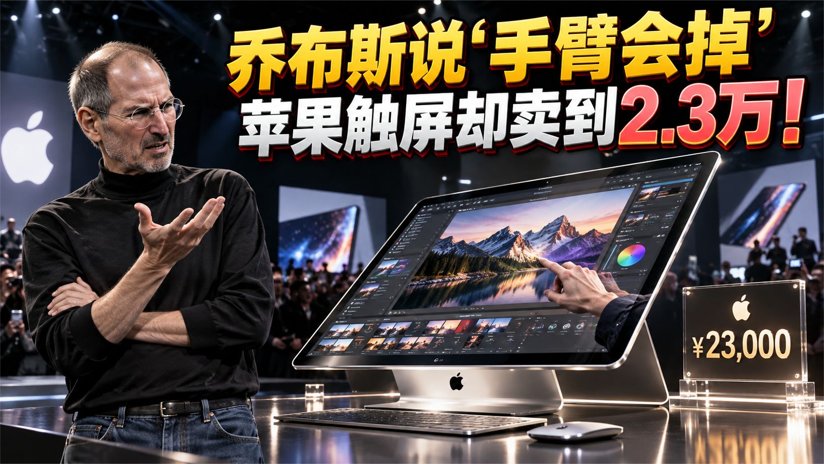 乔布斯说手臂会掉，苹果触屏却卖到2.3万！不是打脸，专挑4类人