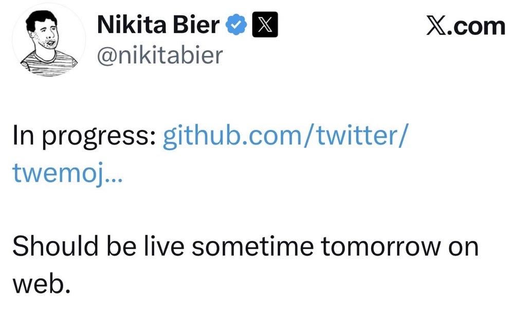 马斯克X平台的产品负责人尼基塔·比尔表示，“狮子和太阳”旗帜将于明天取代伊斯兰共