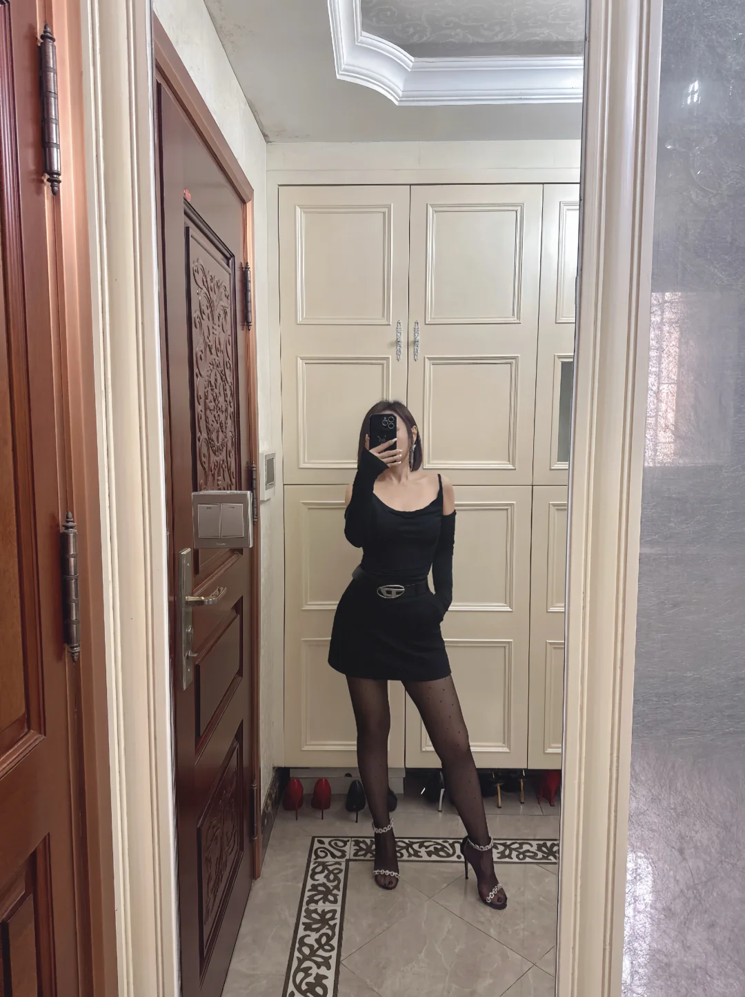 穿搭分享！👩‍🦰💄👠