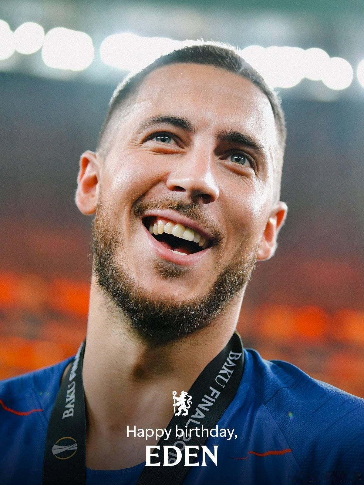 英超名人堂的荣光，蓝军史册的辉煌！祝阿扎尔35岁生日快乐，感谢曾为切尔西带来的每