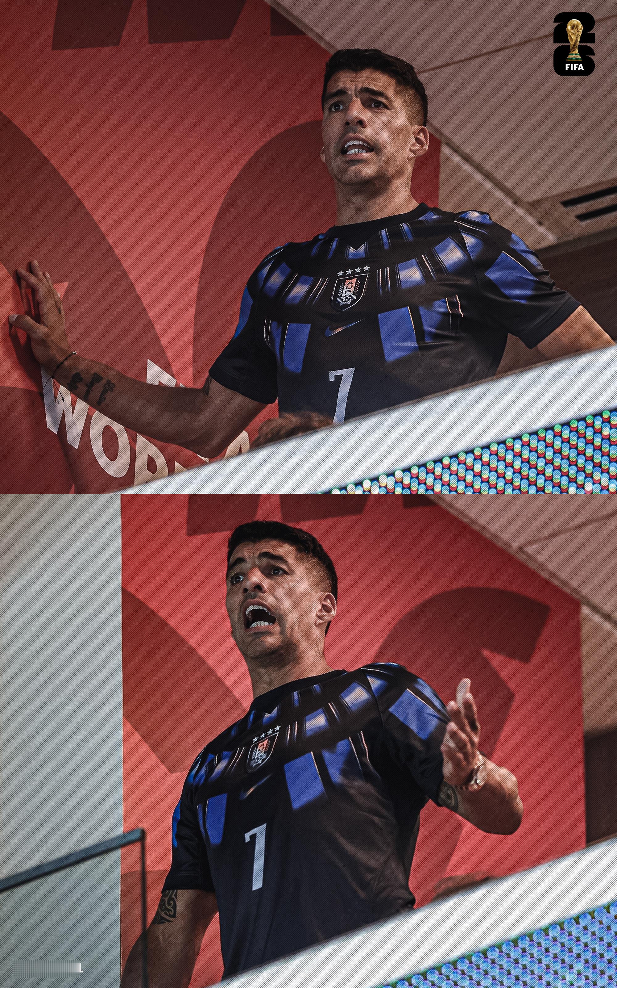 他一定也很想在球场之上。🇺🇾乌拉圭vs佛得角世界杯