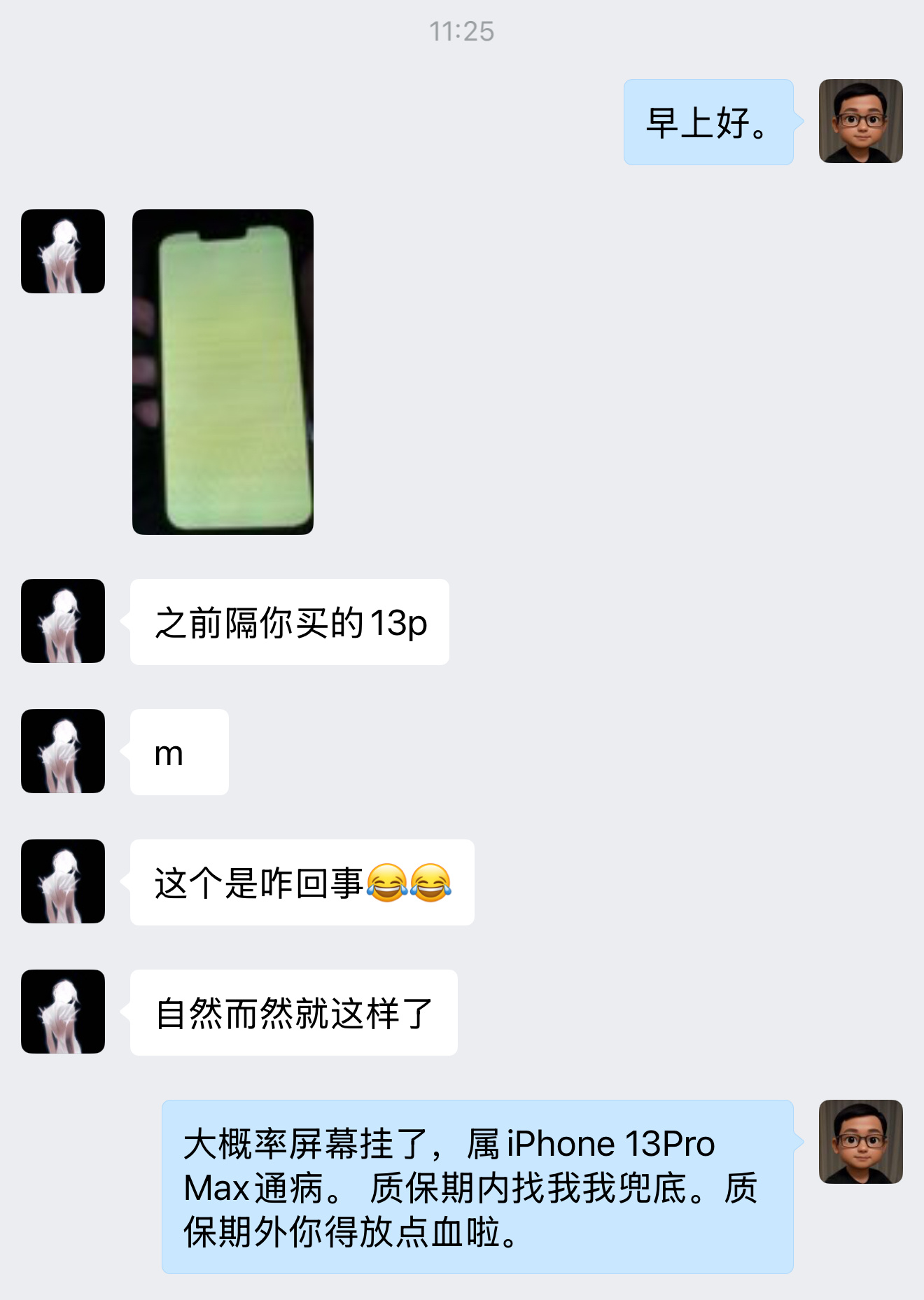 iPhone 13 Pro Max绿屏、白屏一直没有见官方有说法，我这隔三差五就