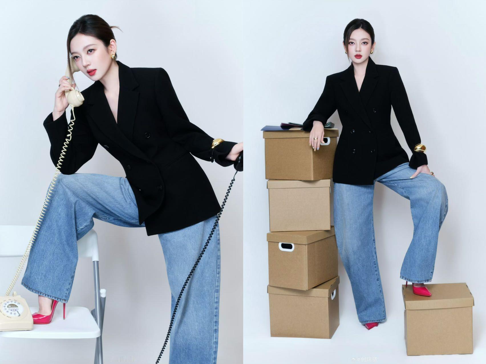 何瑞贤在年少有为里饰演"豆包小姐"辛海璐，高智感赛道独一份，真的挺出圈的。去年还