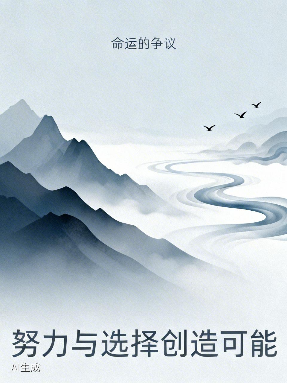 “人的命运天注定”这一观点争议很大。从传统宗教和哲学看，古希腊神话里命运三女神掌