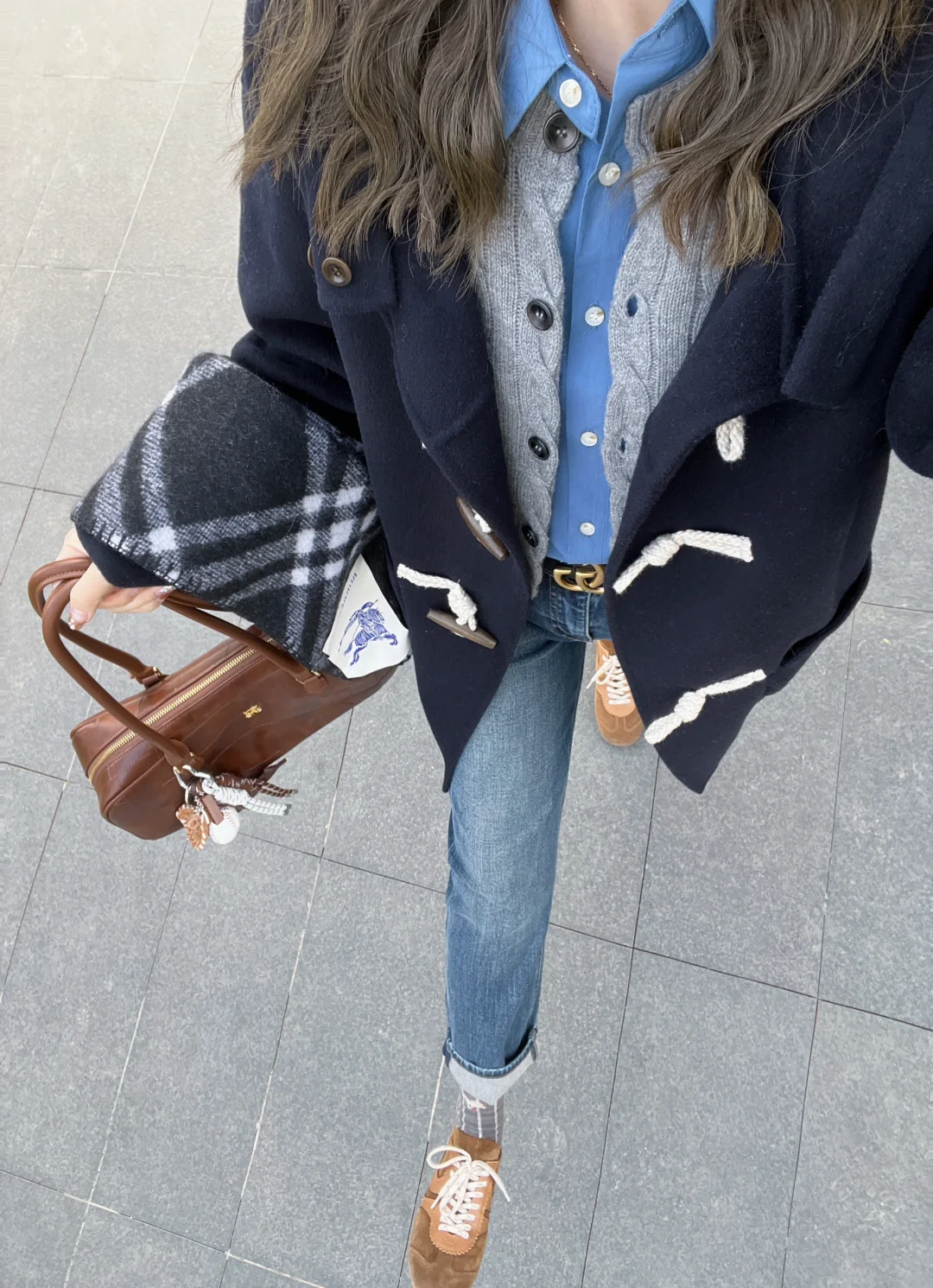 谁懂牛角扣大衣和圣诞月的配适度！期待圣诞！