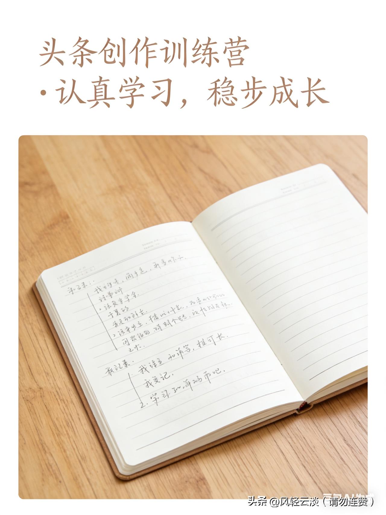 头条创作训练营
认真学习，稳步提升，每一次答题都是成长。
坚持原创，用心输出，慢