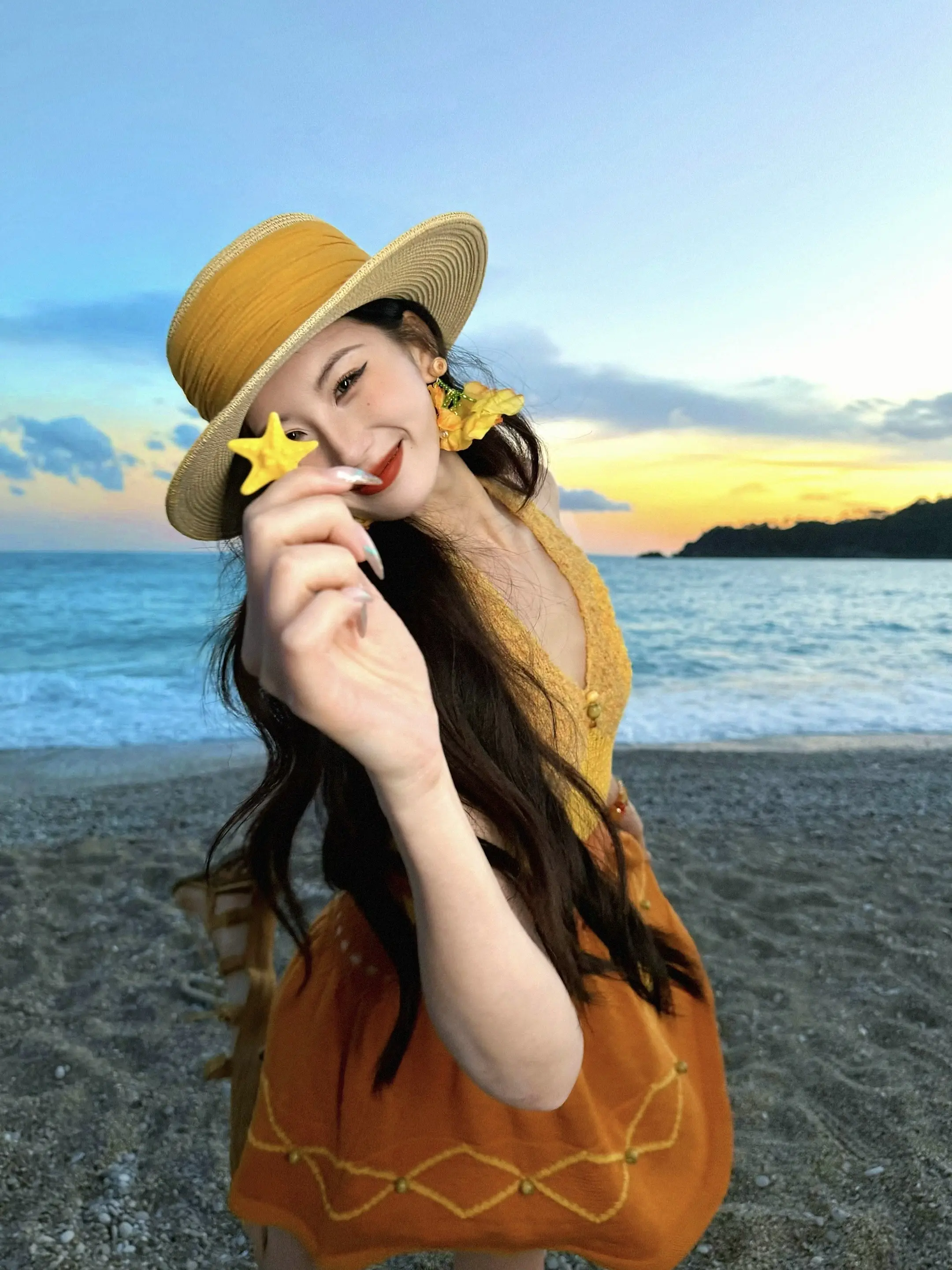 “永不落幕的事橘子味的夏天”🍊。