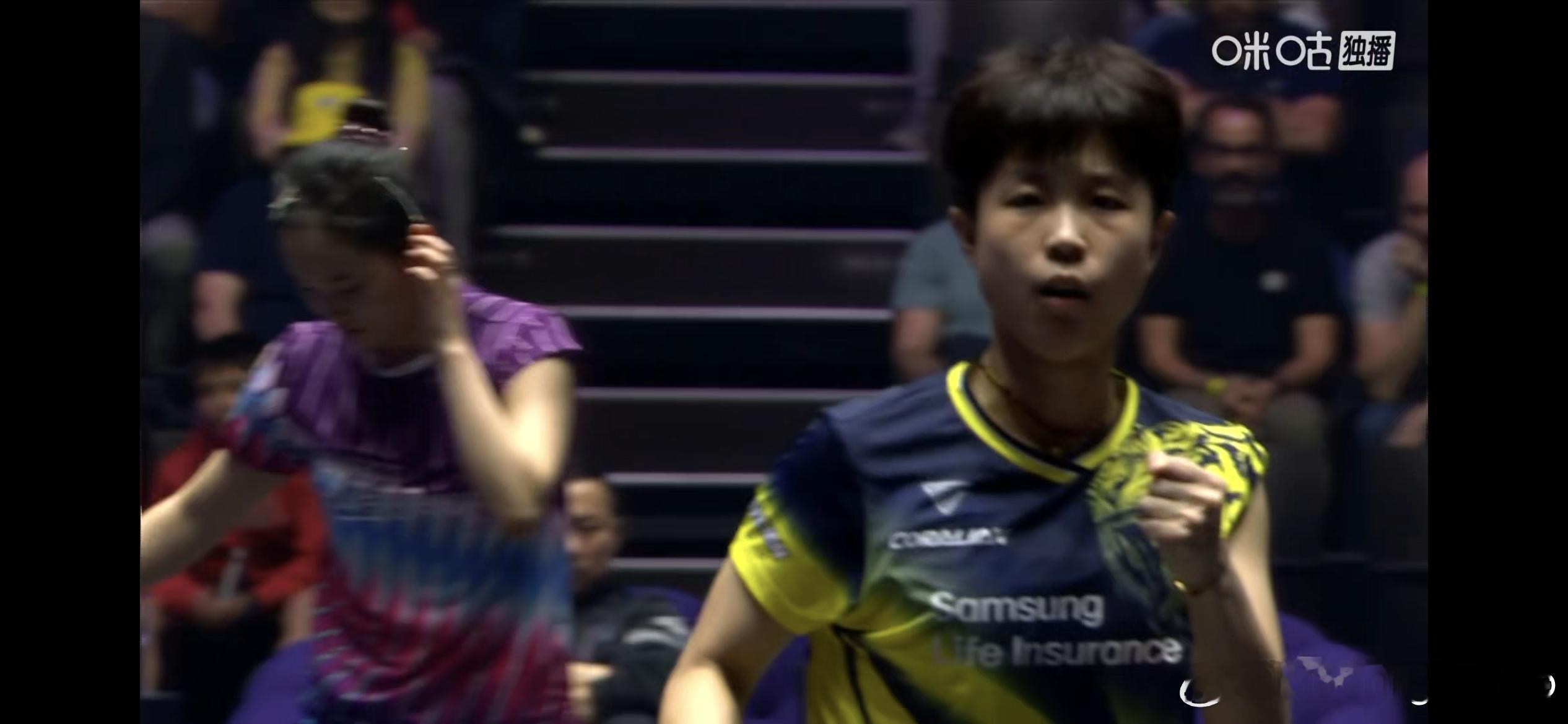 WTT蒙彼利埃冠军赛2025 女单1/8决赛：🇰🇷朱芊曦3比0金娜英🇰🇷