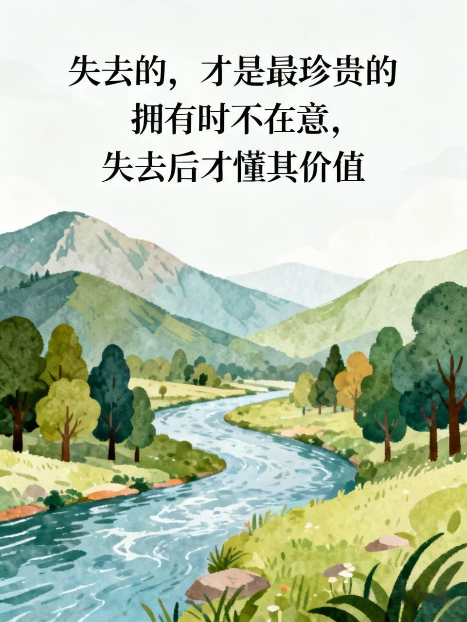 什么叫失去的,才是最珍贵的?人大多都有一个通病，拥有的时候毫不在意，觉得一切理所