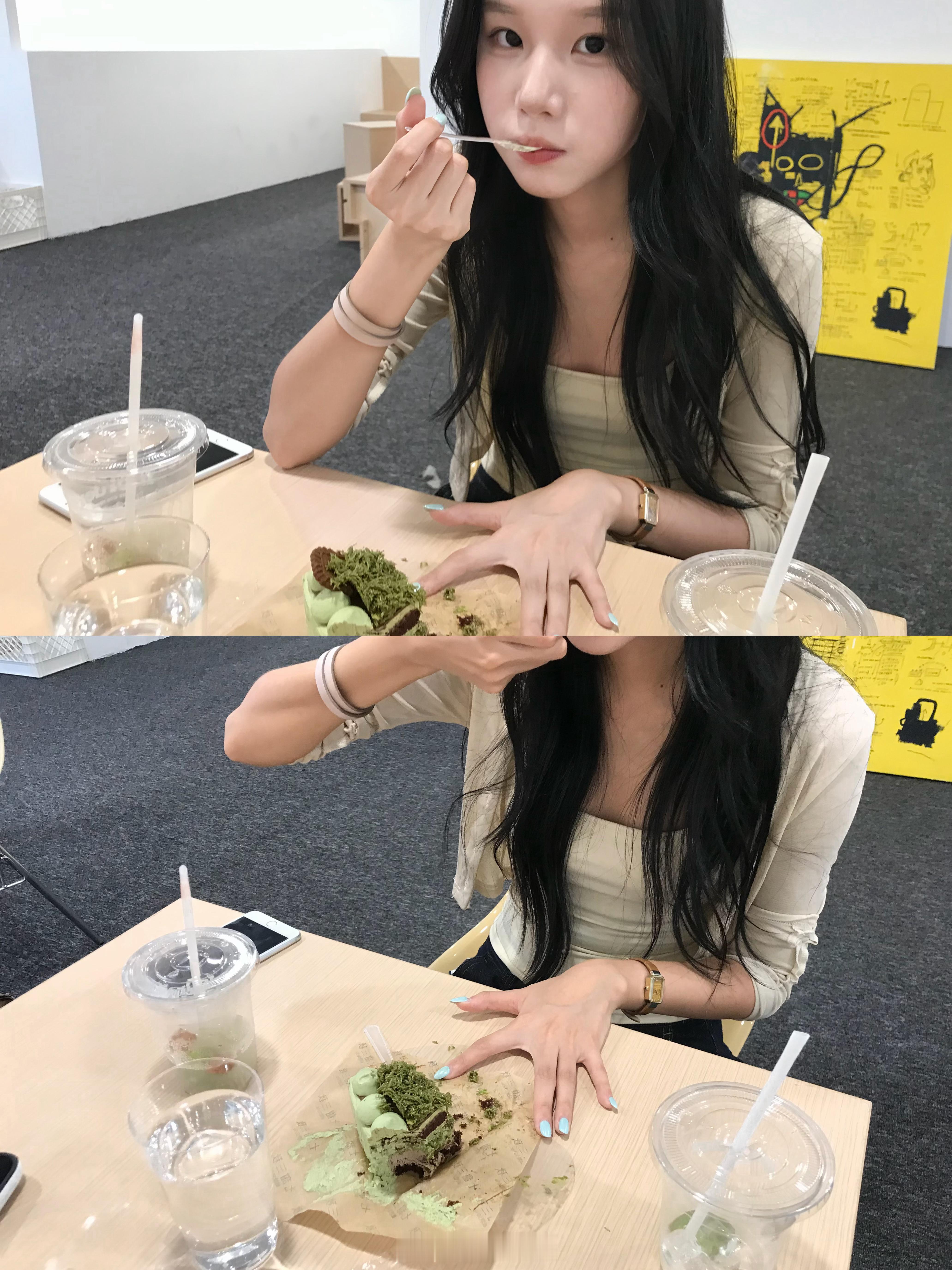 最近很爱卷发出门 