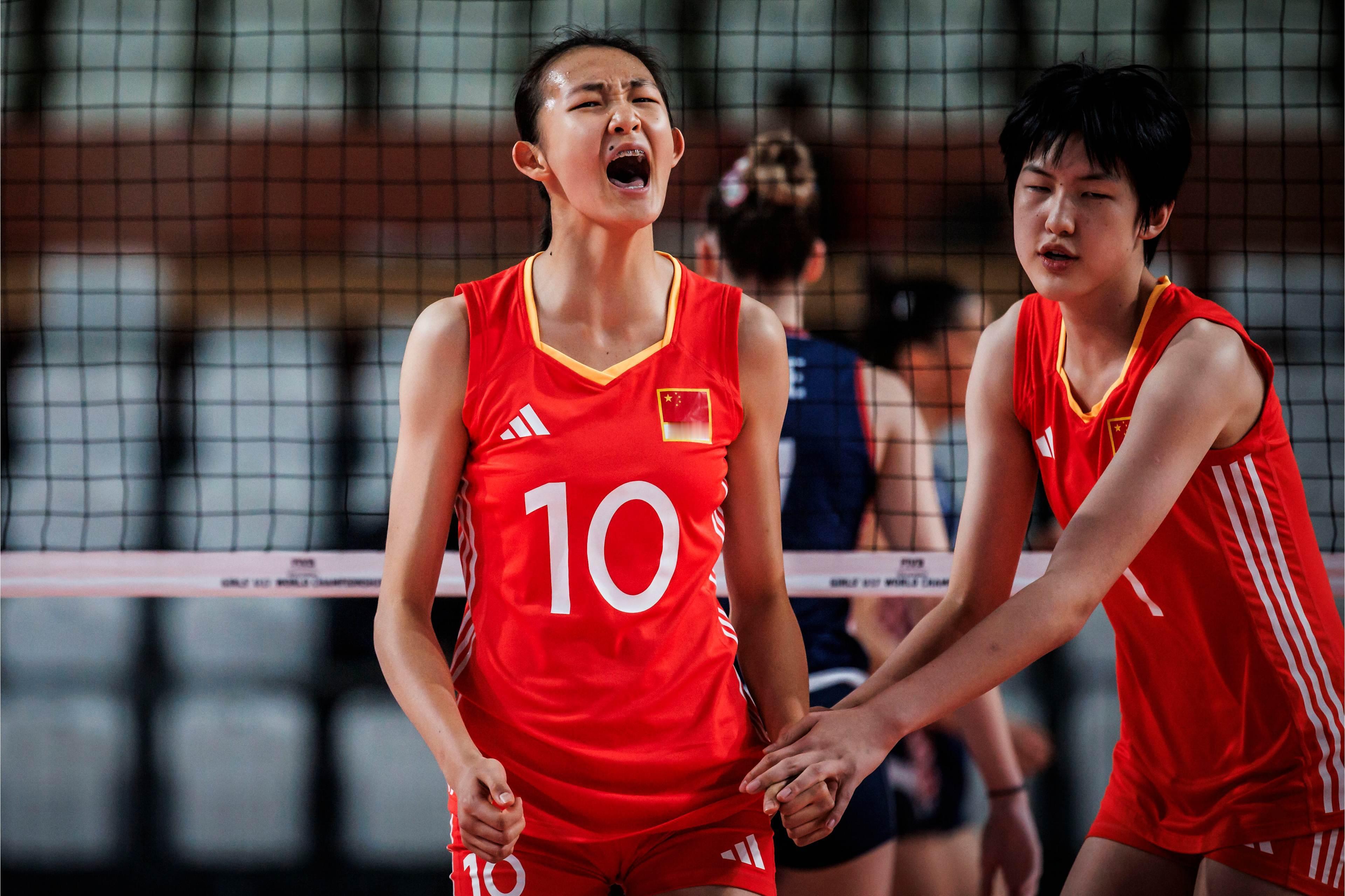 U17女排世锦赛最佳阵容，中国队3人入选，杨舒茗获MVP！⭐️最有价值球员（MV