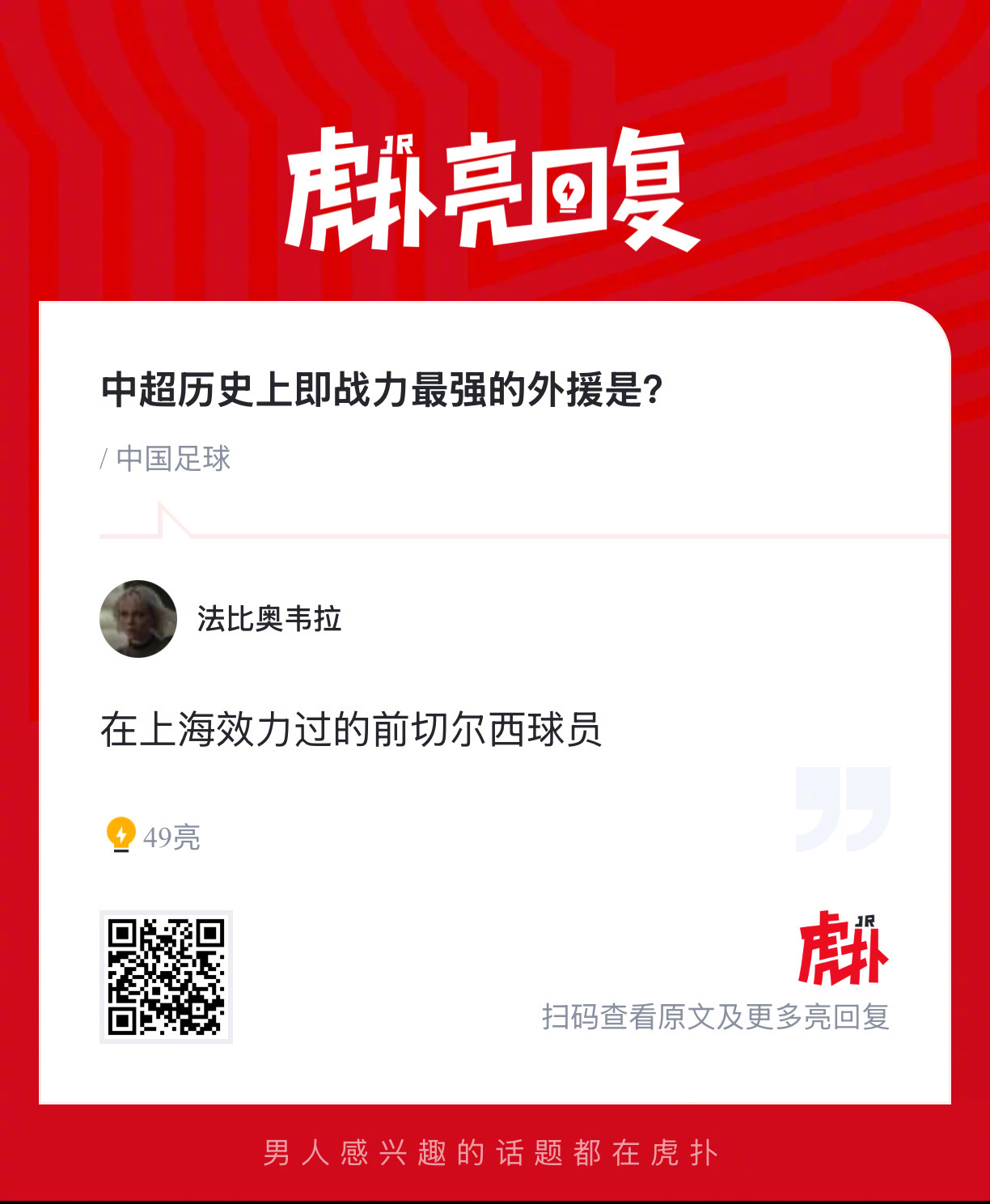中超历史上即战力最强的外援是？ 