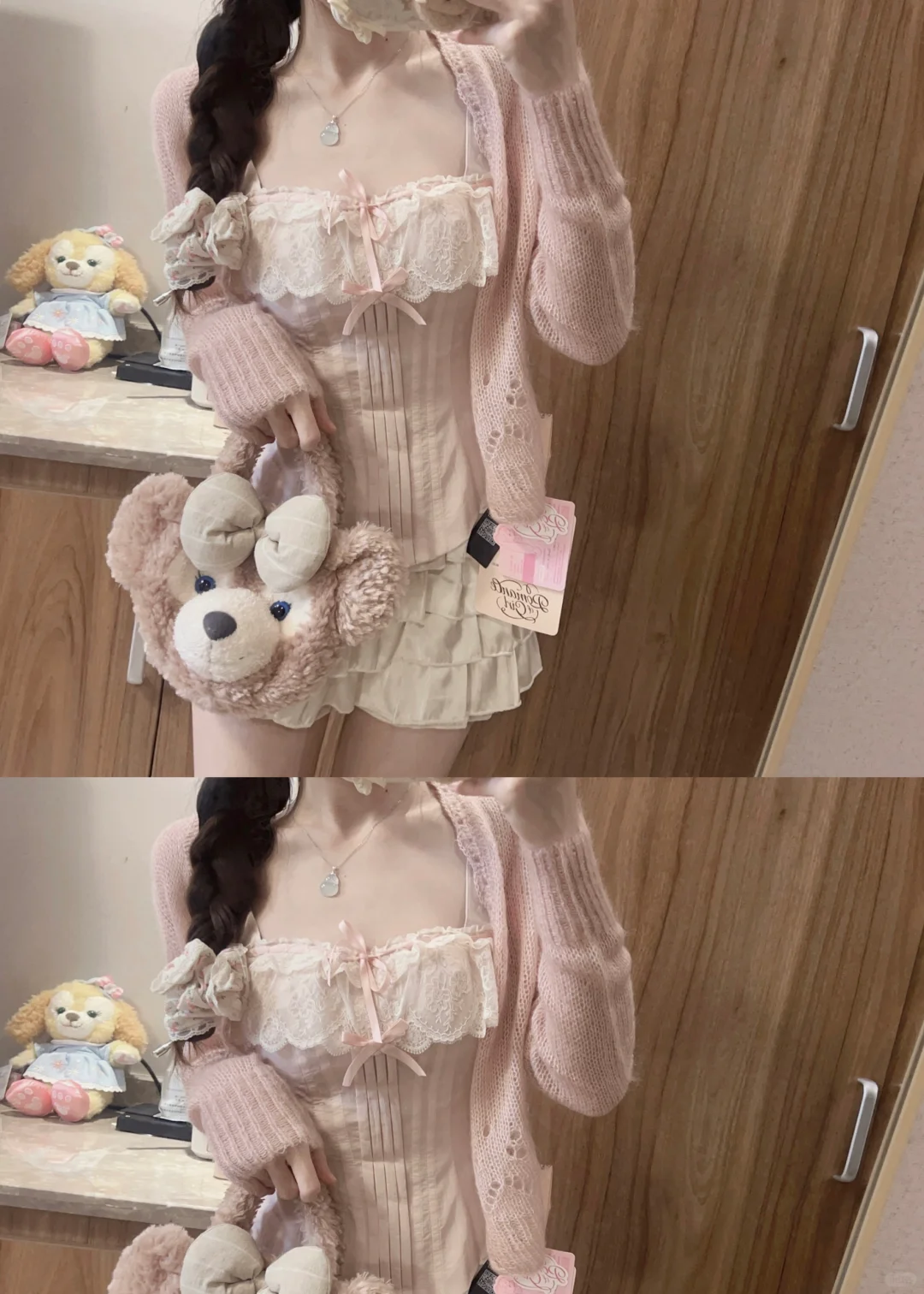 RomanceOfGirl 钩花针织开衫🩰